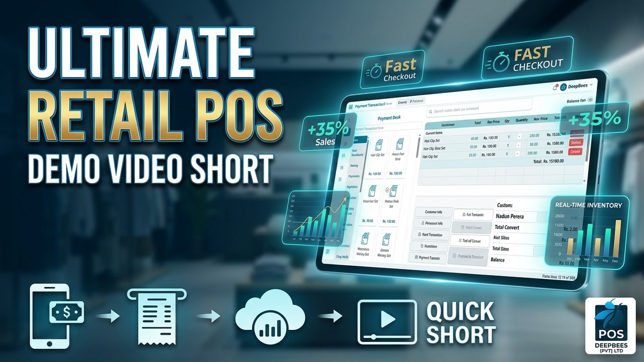 DeepBees POS demo video — Ultimate Retail POS demo