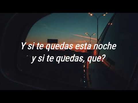 Santiago Cruz -  Y si te quedas, que? (letra)