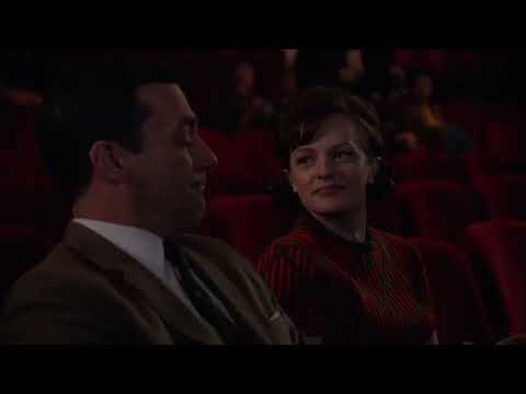 Mad Men - Don encounters Peggy at the movies