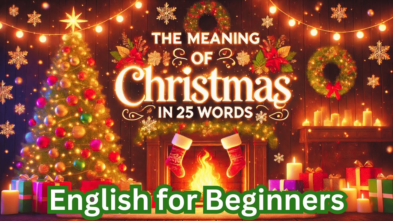 Christmas Advent Calendar Vocabulary | Advanced Beginner English Practice