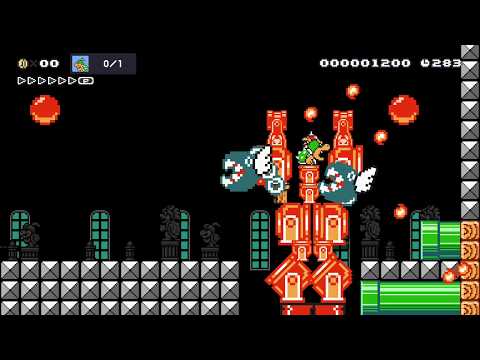 The return of Mecha Bowzilla by WESTHOPPIN 🍄 Super Mario Maker 2 😶 No Commentary　#acj
