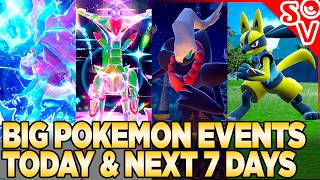 Walking Wake/Iron Leaves Return, New 7-Star, Darkrai & More Pokemon Events Over Next 7 days