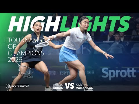 🇪🇬 Abbas v Watanabe 🇯🇵 | Tournament of Champions 2026 | ROUND 1 HIGHLIGHTS