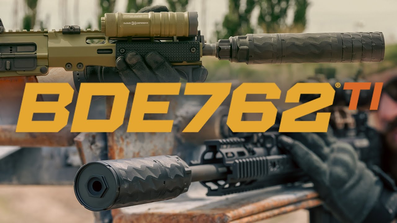 BDE 7.62 Suppressor | Modular, Titanium, Low Backpressure
