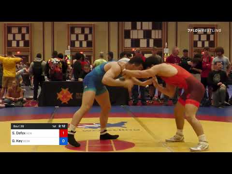 86 Kg Round Of 16 - Scott Defex, New York Vs David Key, Georgia E4d2