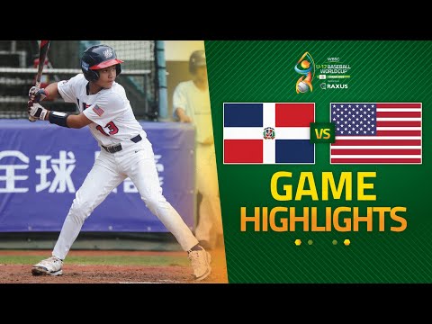 HIGHLIGHTS | 🇩🇴 Dominican Republic 🆚 🇺🇸 USA | WBSC U-12 Baseball World Cup 2025