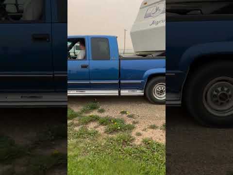 1997 OBS GMC K2500 Sierra 7.4L Vortec Big Block 454 L29 V8 pulling fifth wheel