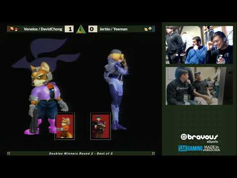 Smash Camp 2019 Doubles Winners Round 2 - Venelox/DavidChong (Red) vs Jerbio/Yeeman (Blue)