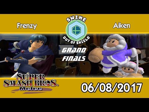 Swine Out of Shield 3 - 8BP Frenzy (Marth) vs [L] Aiken (Ice Climbers) - SSBM Grand Finals