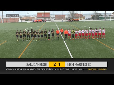 Sanjoanense (2-1) Mem Martins [SUB19 J19]