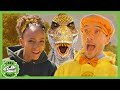 Blippi Meekah S Epic Day Of Dinosaurs T Rex Ranch Dinosaur Videos For Kids