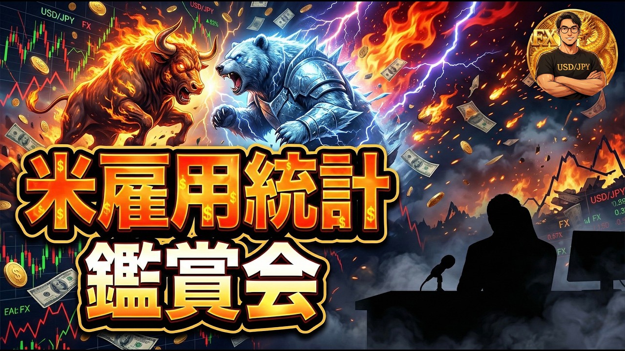【FXライブ】米雇用統計を安全圏から眺める