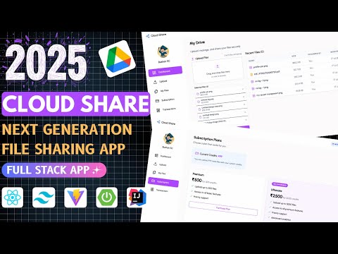 🔥 Build a File Sharing App | React + Spring Boot + MongoDB + Tailwind CSS | Full Stack Project 2025