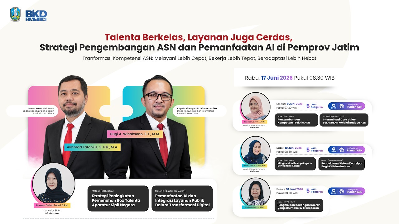 #3 Strategi Pengembangan ASN dan Pemanfaatan AI di Pemprov Jatim