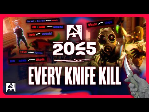 EVERY KNIFE KILL from BLAST Premier Counter-Strike 2025