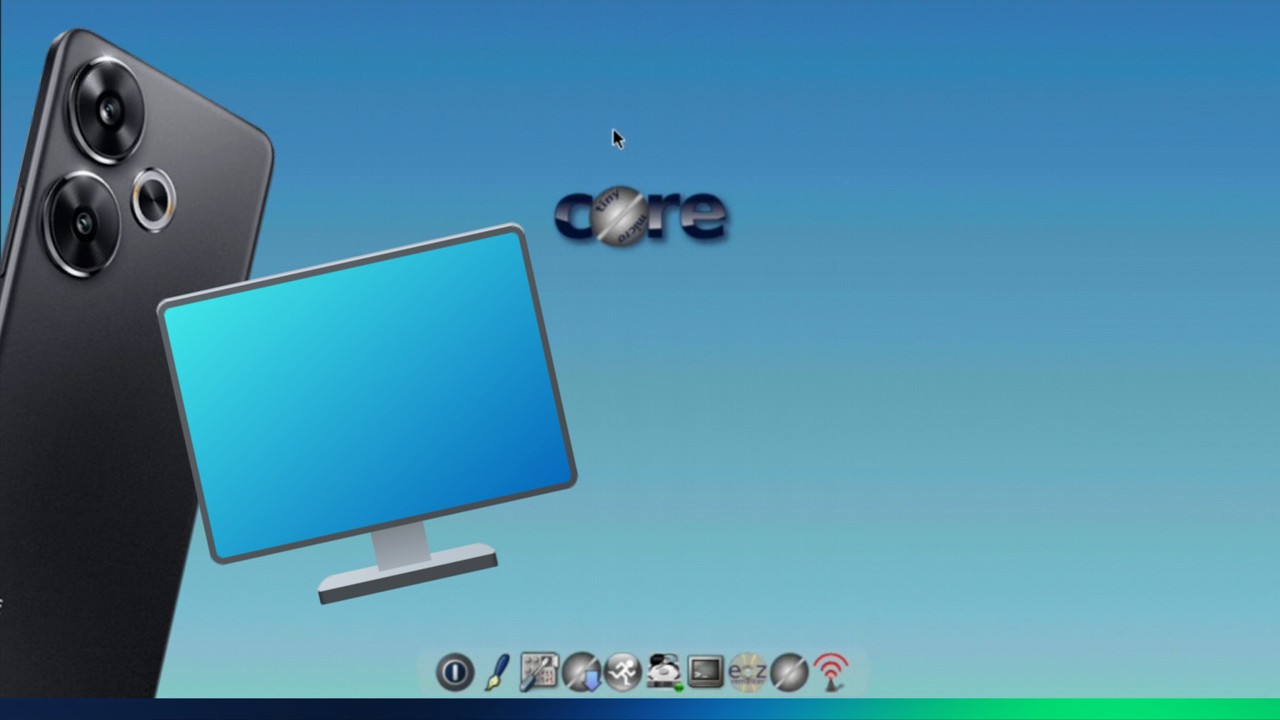 Emulate Tiny Core Linux 17 on Android phones with Limbo PC Emulator by Zeli