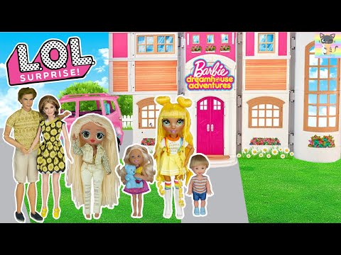 THE FULL MOVIE - OMG LOL Family Babysitting Dollhouse Cleaning Morning Routine Dreamhouse Adventure!