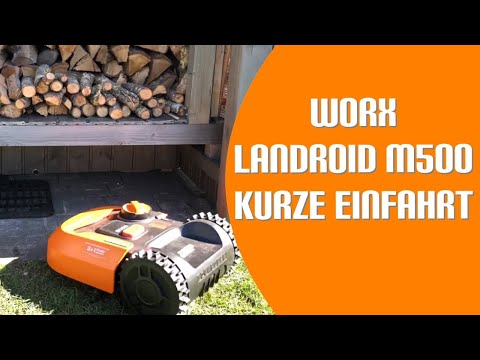 WORX Landroid M500 WR141E einparken auf engstem Raum