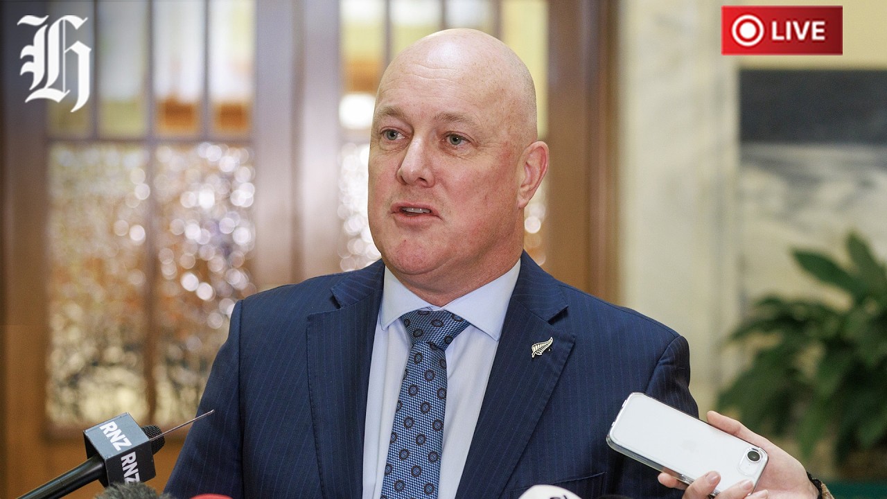 NZ Herald Live:  Christopher Luxon speaks to media post-caucus