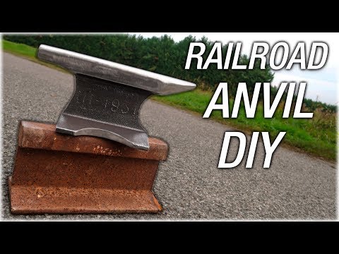 DIY Railroad Track Anvil