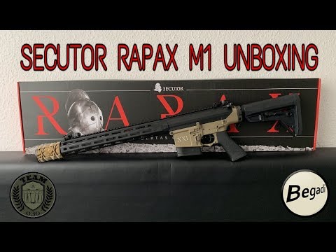 SECUTOR RAPAX M1 RAPAX Airsoft Unboxing by TEAM-030- deutsch/german
