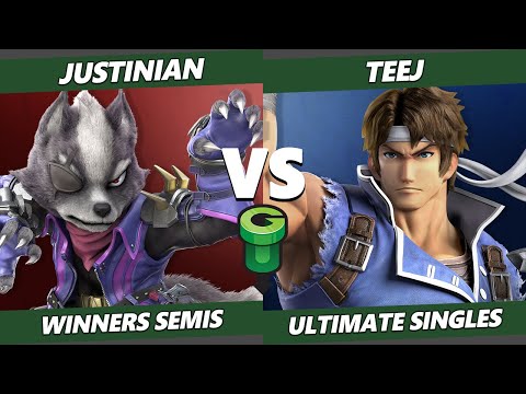 Game Underground Winners Semis - Justinian (Wolf) Vs. TEEJ (Richter) SSBU Ultimate Tournament
