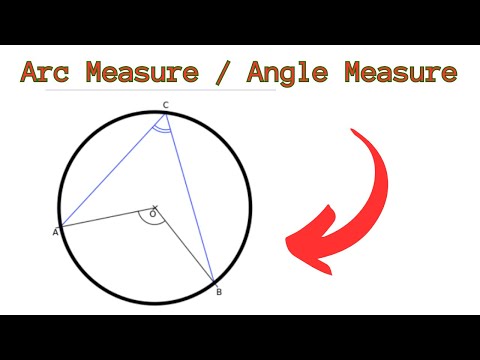 How to Find Arc Measures and Angle Measures of a Circle