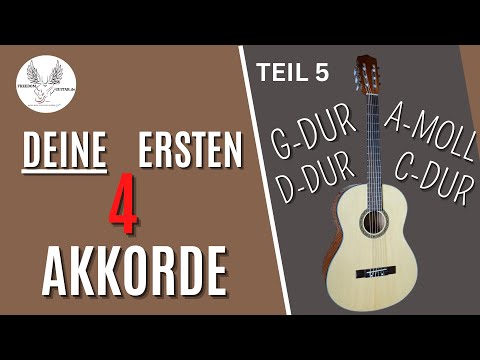 Deine ersten Gitarren Akkorde | 4 Gitarren Akkorde in G-Dur - Teil 5