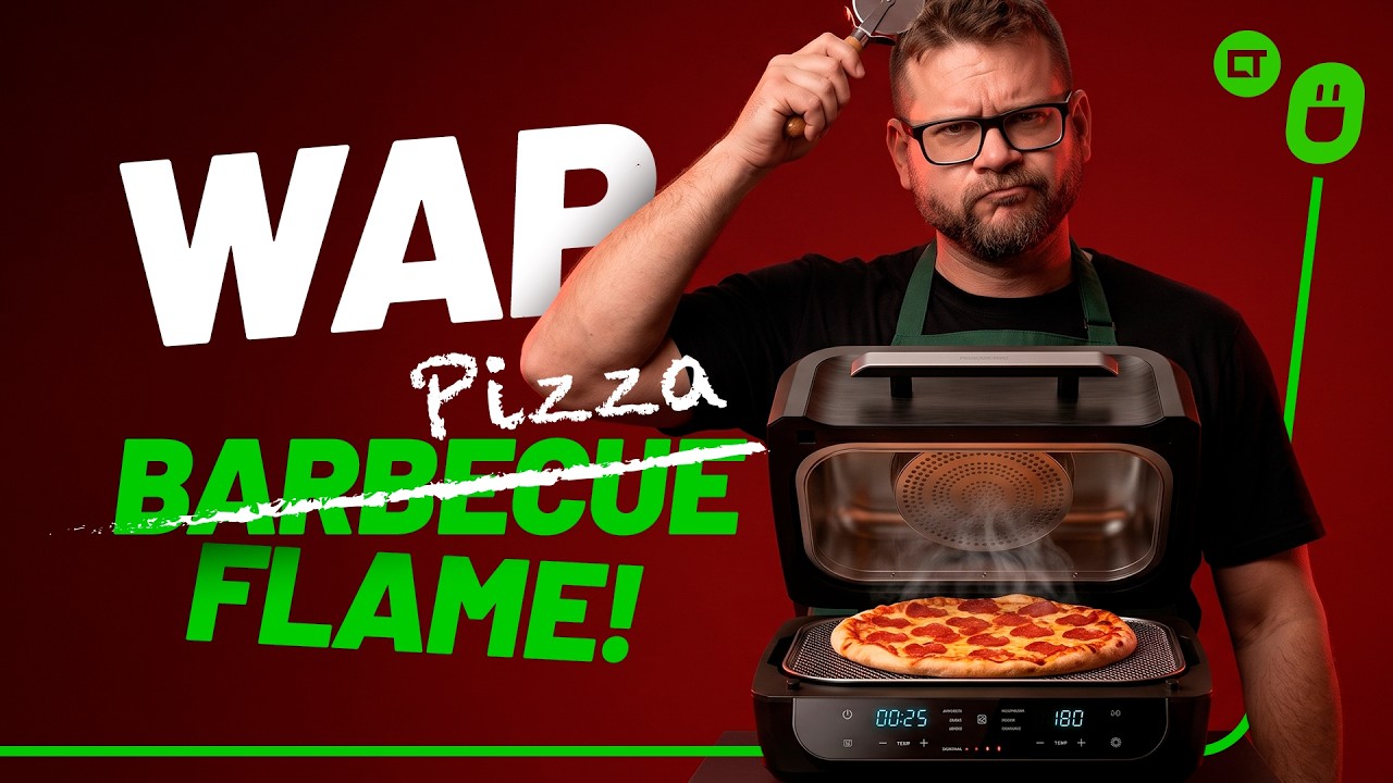 Miniatura da avaliação em vídeo de Fritadeira Elétrica WAP Airfry Barbecue WC AB1090 Smoker 220V