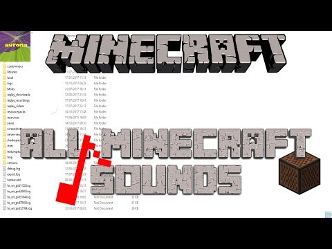 HOW TO ACCESS ALL MINECRAFT SOUND FILES TUTORIAL! | Minecraft Tutorial