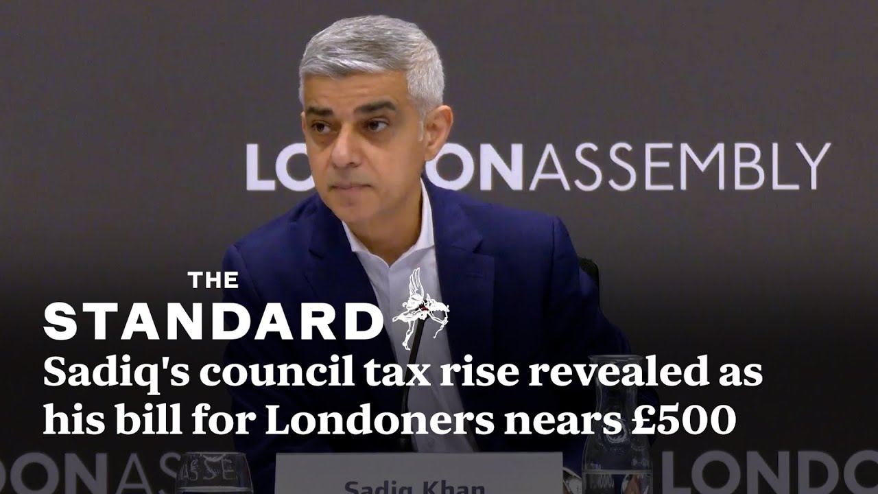 Sadiq Khan's council tax rise revealed as his bill for Londoners nears £500