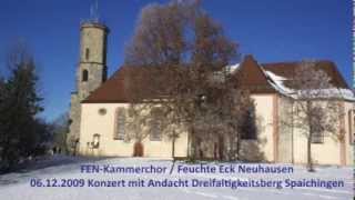 preview picture of video 'Silver Bells FEN-Kammerchor Männerchor Feuchte Eck Neuhausen'