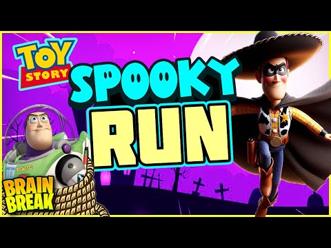 Toy Story Spooky Run 👻 Halloween Brain Break Chase 👻 Just Dance 👻 Danny GoNoodle
