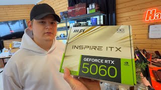 Максим купил маленькую RTX5060 за 35000 в DNS и хочет для нее водоблок!🔥 #happypc