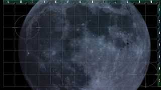 Black UFO With Magnetic Halo Crosses The Moon