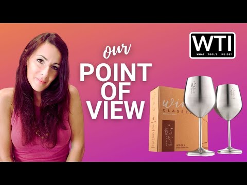 Gusto Nostro Stainless Steel Wine Glasses - WTI product video review