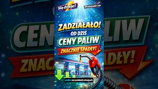 🚨 UDAŁO SIĘ! 🚨OD DZIŚ CENY PALIW ZNACZNIE SPADŁY! ⛽⬇️