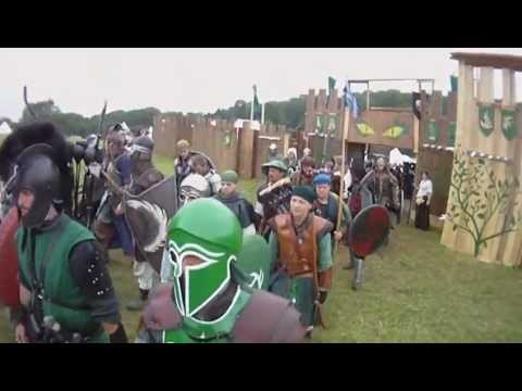 Drachenfest 2012 Endschlacht Helmcam Episode 1 - Auszug des grünen Lagers