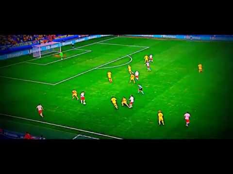 Robert Lewandowski nie trafia do bramki 