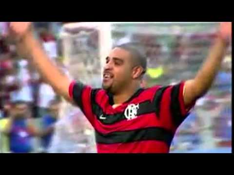 Diego Faria faz homenagem a Adriano.