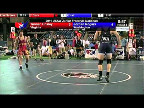 Junior Freestyle 171   Jordan Rogers WA vs  Tanner Tinsley VA