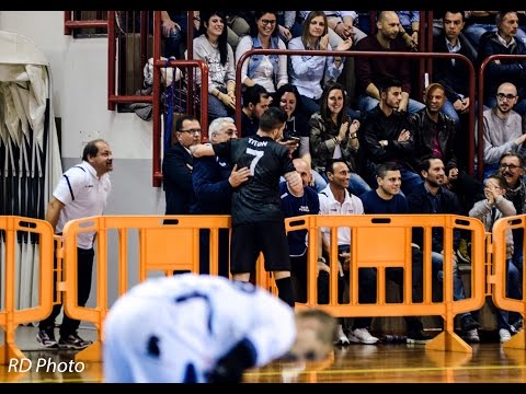 Kaos-Luparense 2-3, Playoff, Quarti di finale, gara1