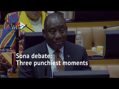 'What did Madiba see in you which we can't?' 3 punchiest Sona debate moments