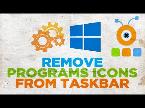 How to Remove Icons on the Windows 10 Taskbar | How To...