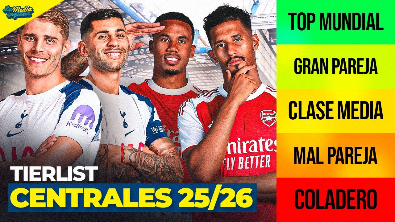LOS CENTRALES DE LA PREMIER LEAGUE 25/26 | TIERLIST