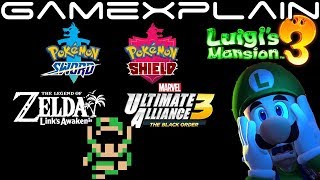 Luigi's Mansion 3, Link's Awakening, Pokémon Sword & Shield + More Confirmed Playable At E3 2019!