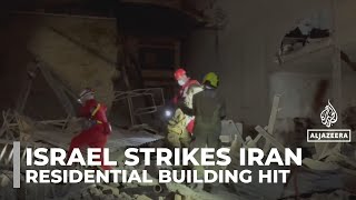 Israeli attacks in Tehran: Red Crescent says residential building hit