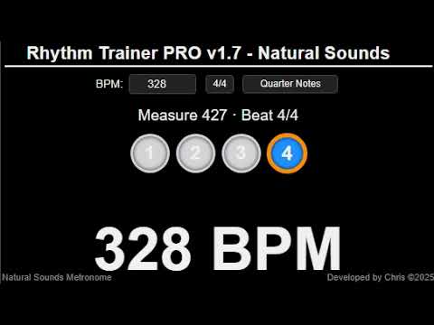 Metronome 328 BPM