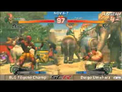 Socal Regionals 2010-Filipino Champ (DH) vs. Daigo Umehara (RY) (part 3 of 3)