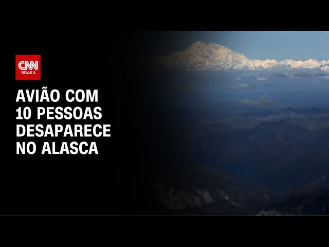 Avião com 10 pessoas desaparece no Alasca  | CNN NOVO DIA